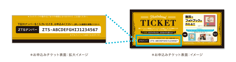 お申込みチケット裏面イメージ
